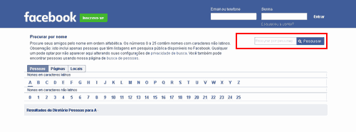Como achar pessoas no Facebook sem precisar ter uma conta