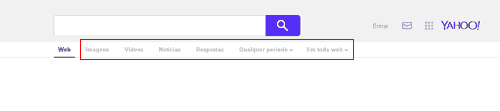 Busca aprimorada do yahoo Search