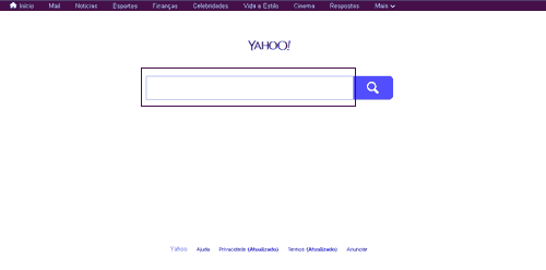 Página debusca do yahoo Search